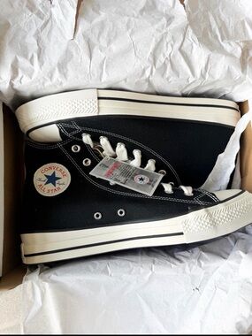 New Converse Chuck Taylor All Star Throwback High Black Vintage White
